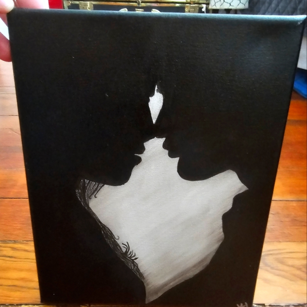 8x10 "speechless" painting